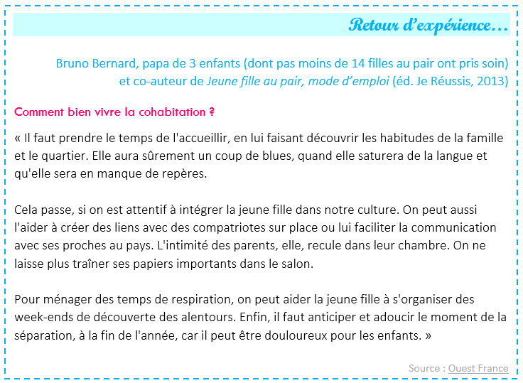 exemple de lettre fille au pair